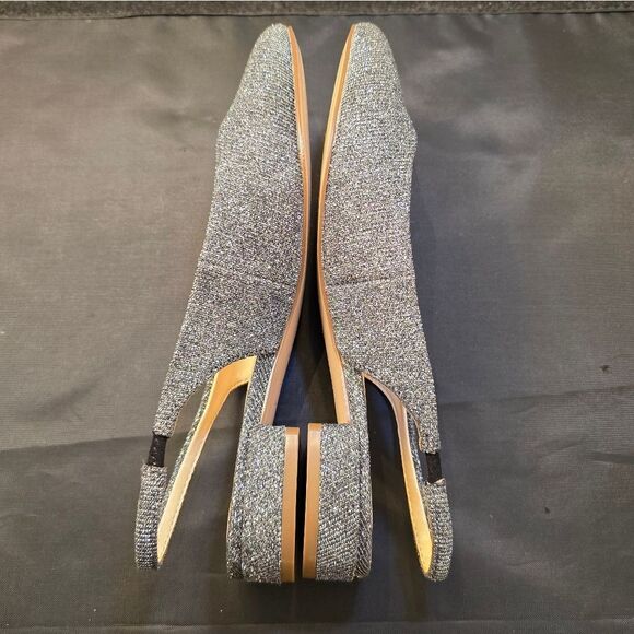 BRAND NEW JESSICA SIMPSON  GLITTERED WOMENS SLINGBACK FLAT SANDALS - Picture 11 of 16